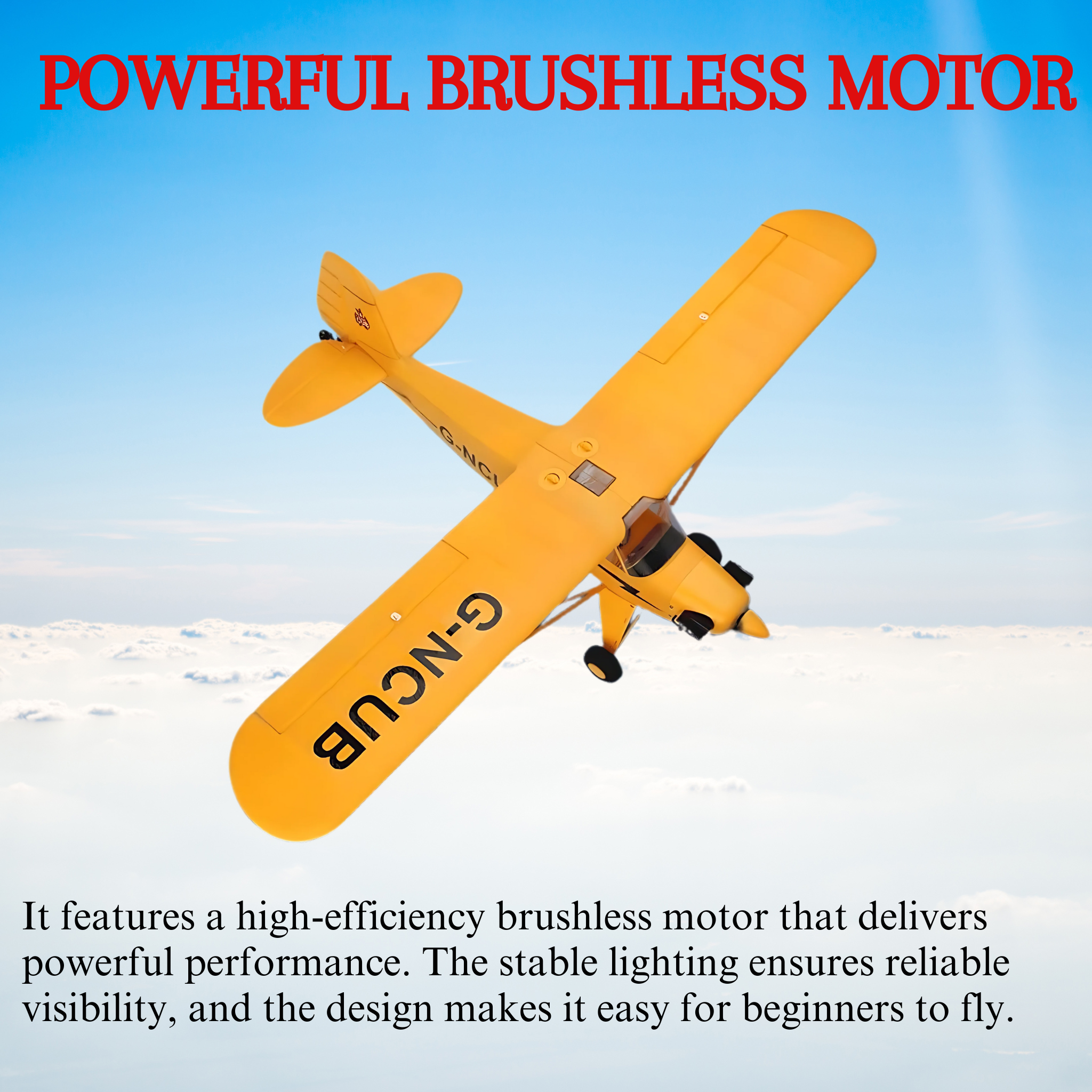 UNIQUE TOYS ZONE - A160 RC BRUSHLESS REMOTE CONTROL AIRPLANE