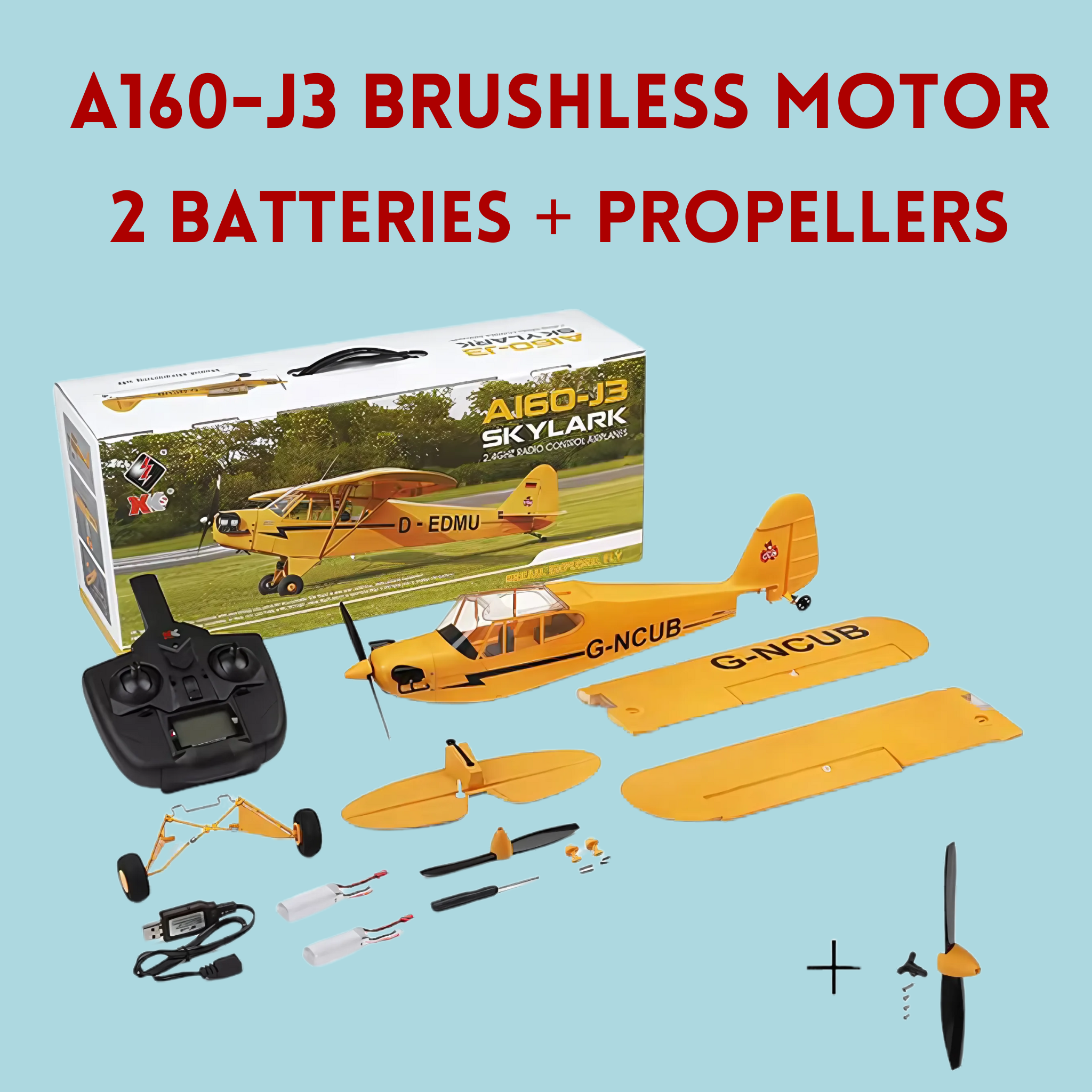UNIQUE TOYS ZONE - A160 RC BRUSHLESS REMOTE CONTROL AIRPLANE
