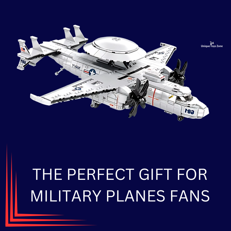 UNIQUE TOYS ZONE - E2 HAWKEYE AIRCRAFT MODEL - BUILDING BLOCKS - 1144PCS