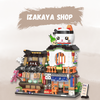 UNIQUE TOYS ZONE - ASIAN TOWN - IZAKAYA SHOP BUILDING SET - STREET FOOD VIEW - MINI BUILDING BLOCKS - 789 pcs